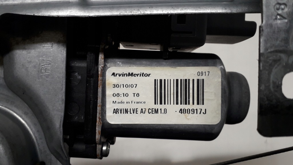 фото №6, Peugeot 207 06- 5d механизм стекло левый перед