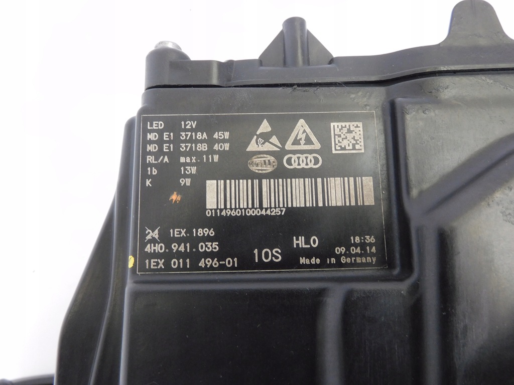 фото №15, Audi a8 d4 4h лампа левая matrix 4h0941035