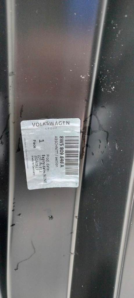 фото №13, Audi a4 s4 b9 8w5 8w9 lift 2019- поріг блок двигуна a правий 8w5809848a 8w9809848c