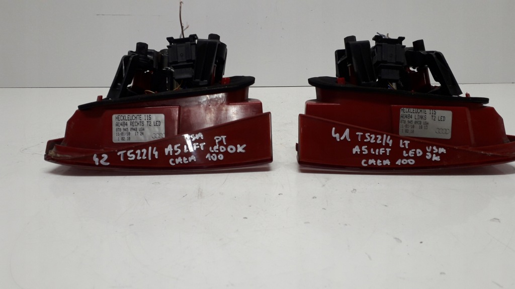 фото №10, Audi a5 sportback лампа правая задняя w крышка led