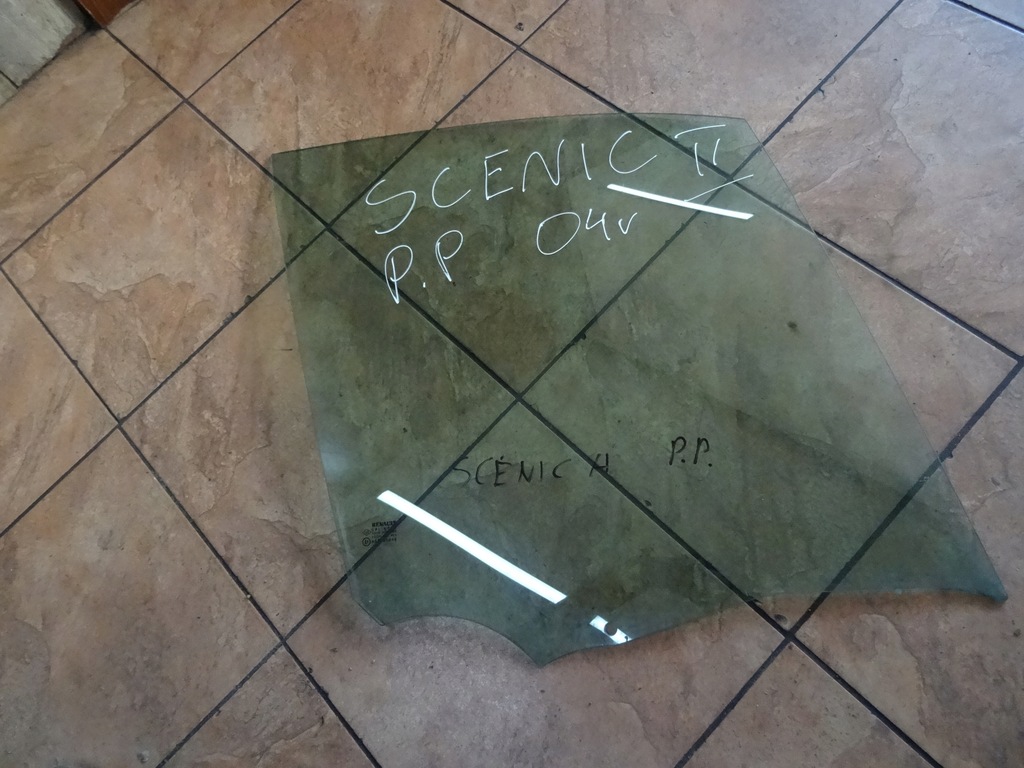 фото №1, Scenic ii 04' скло двері правий перед