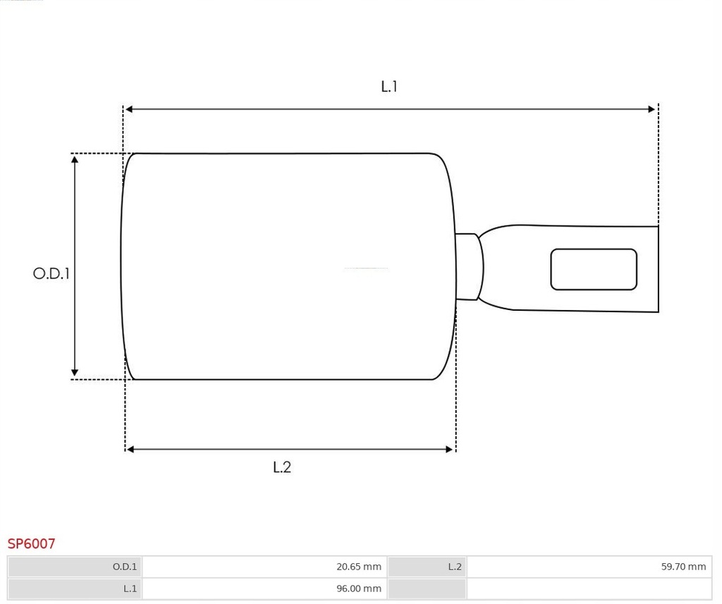 фото №15, Набор ремонтный, стартер as-pl sp6007