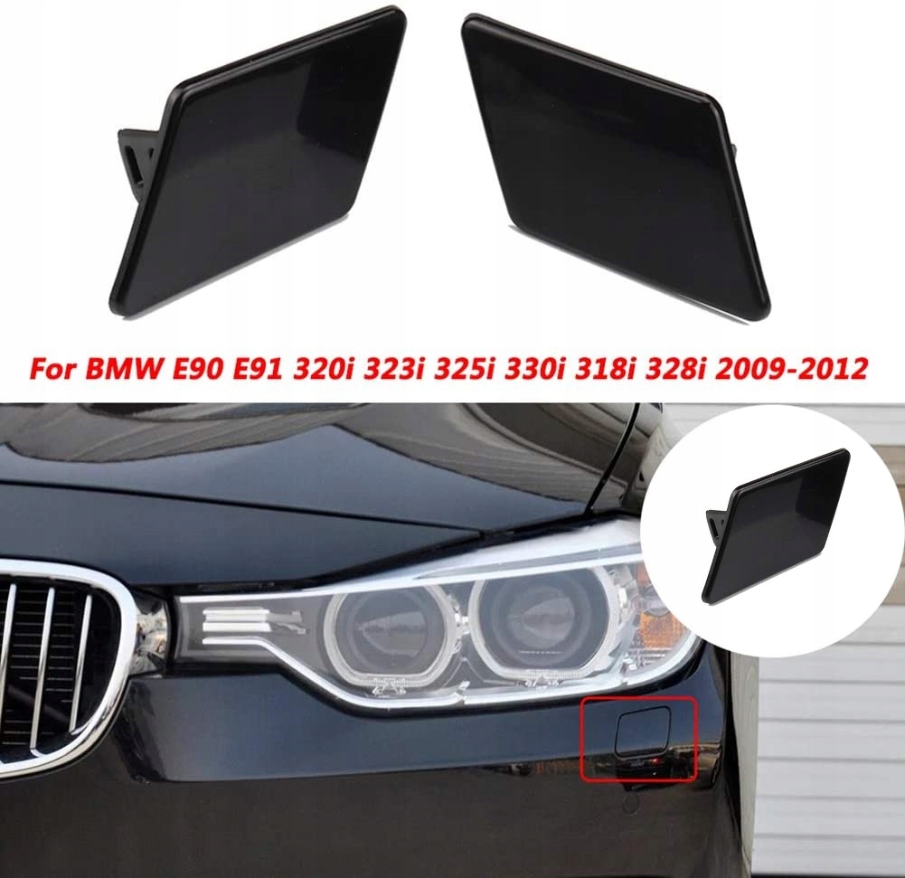 фото №5, Права+ ліва заглушка розпилювача bmw 3 e90 e91