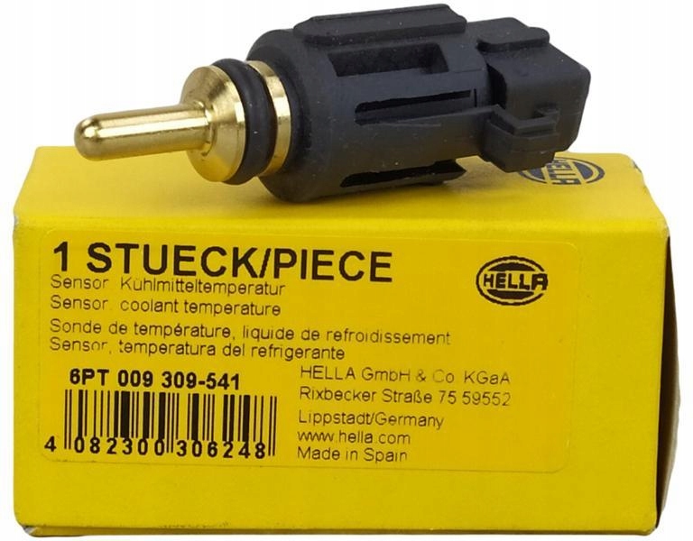 фото №15, Датчик температуры жидкость охлаждающий hella 6pt009 309-541