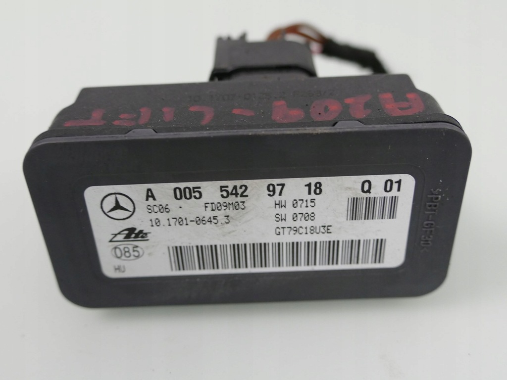 фото №1, Mercedes a209 w209 датчик модуль esp w203 r171