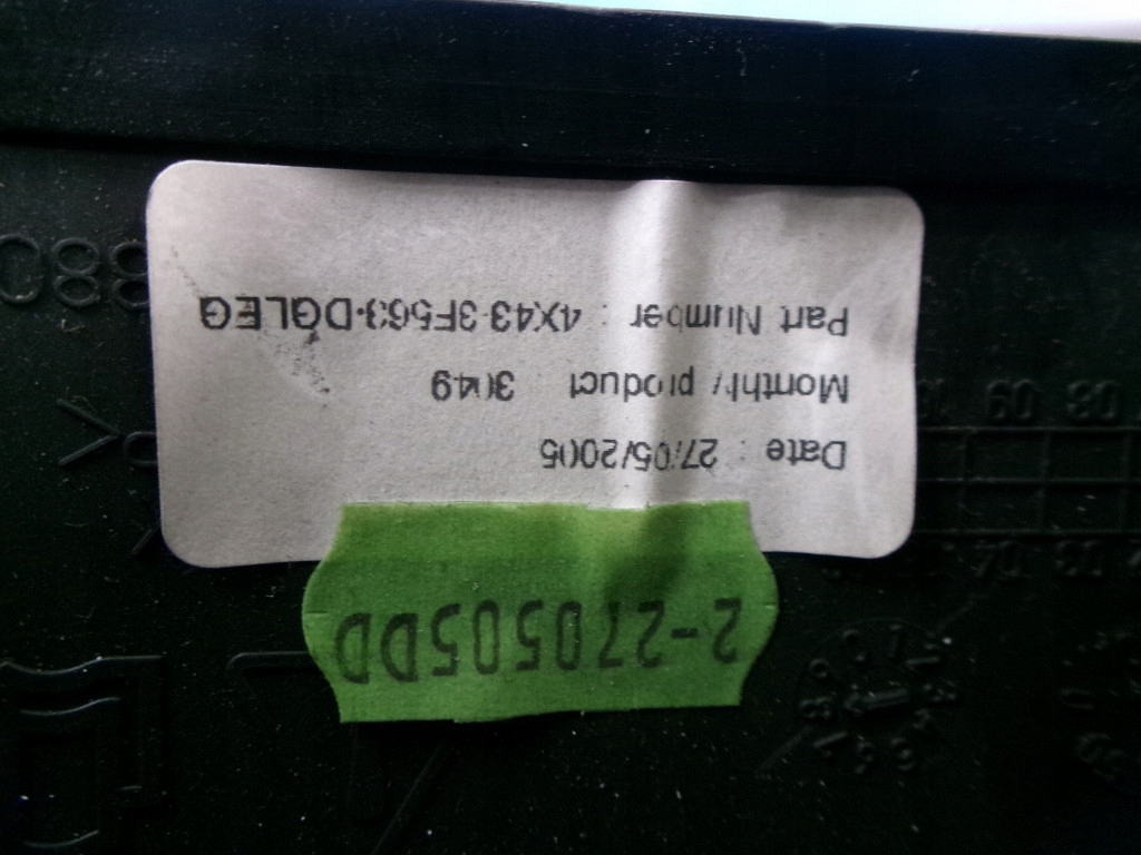 фото №6, Jaguar x-type x400 повітропровід шкіряний з подушка безпеки i модуль