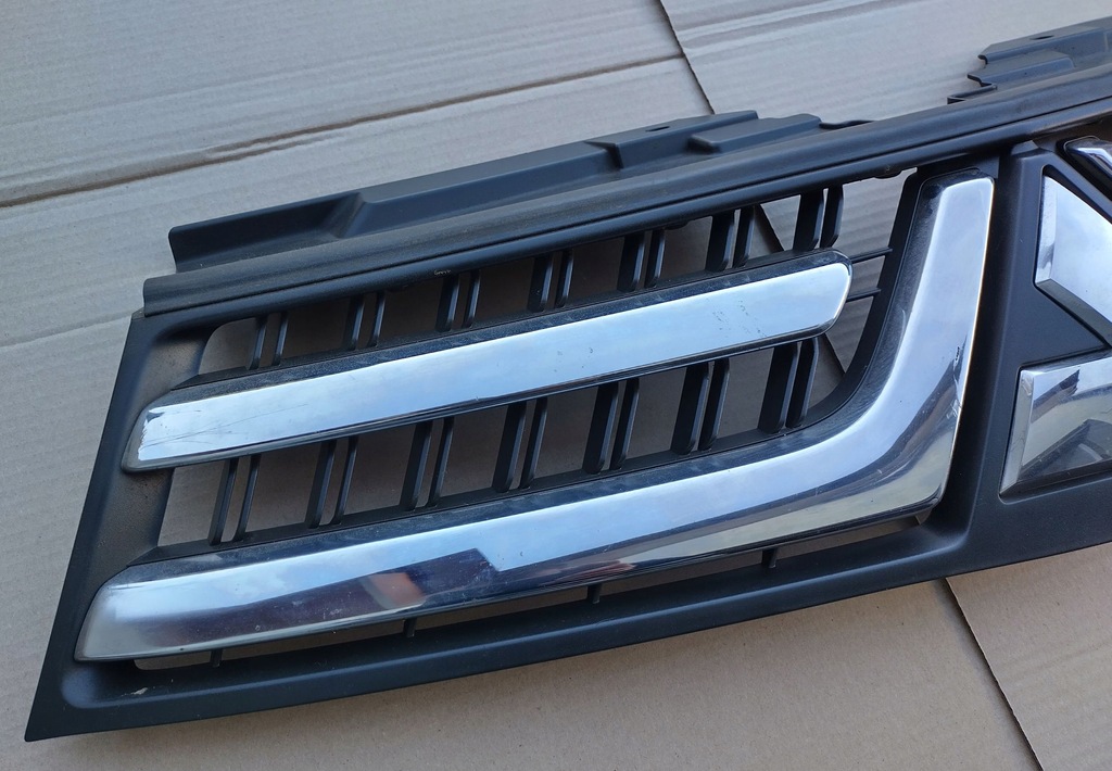 фото №7, Mitsubishi l200 4 iv lift 10-15 решітка радіатора решітка радіатора бампера передній 7450a870