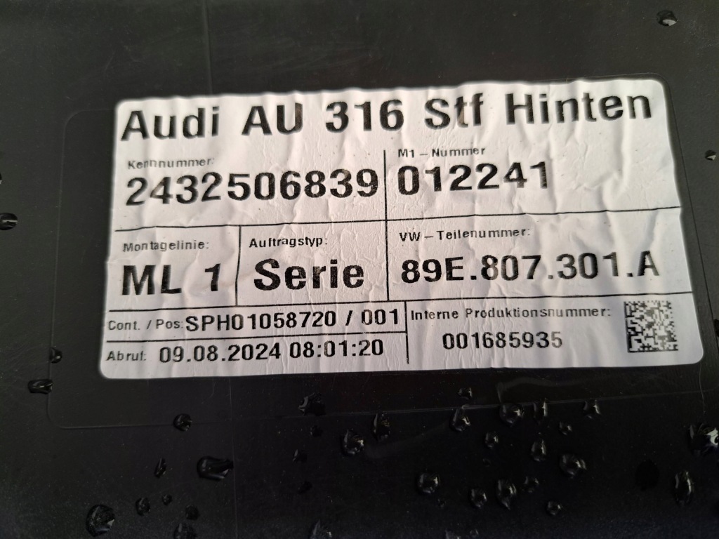 фото №11, Бампер задня задній audi q4 e-tron 89a sportback s-line