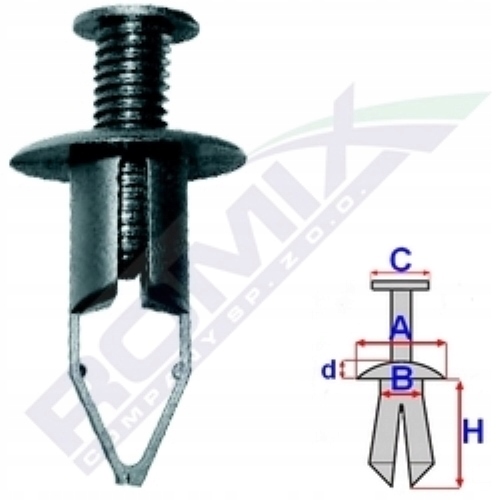 фото №2, Клипса штифт распорный do lexus ls