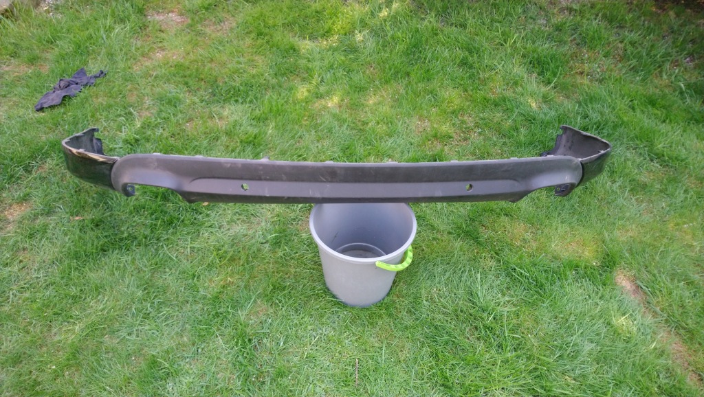 Купить Накладка бампера задняя задняя ford s-max mk2 2015- 2019- na dwie трубы спойлер