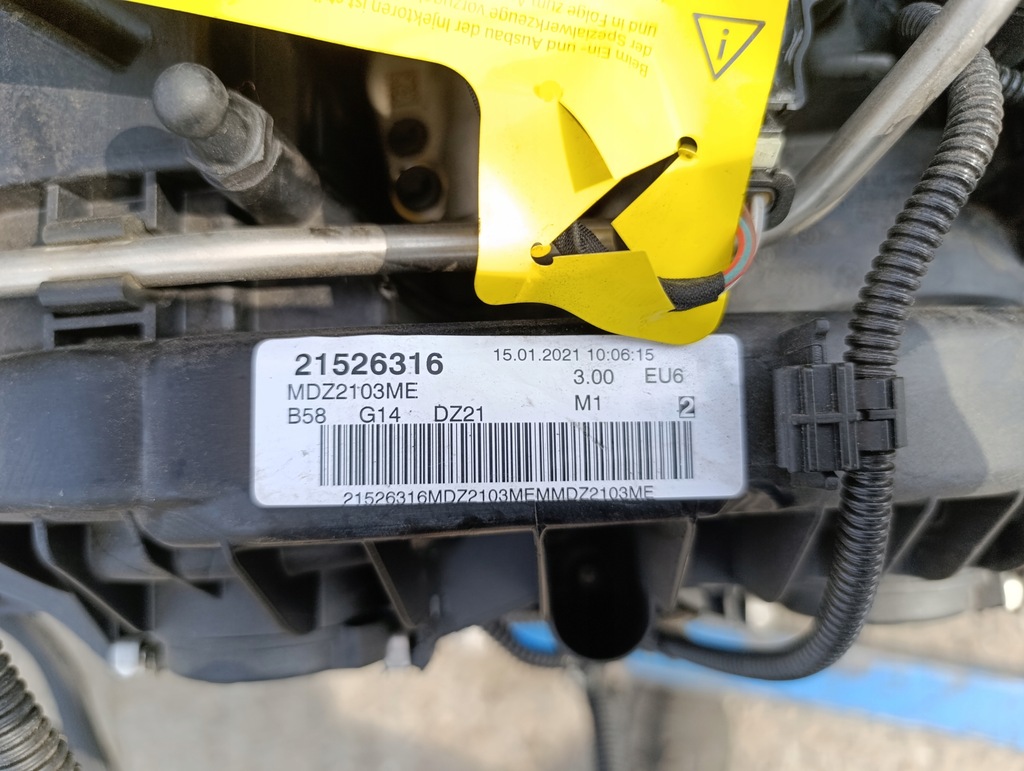 фото №11, Bmw g16 g15 840i двигун b58b30 kompletny