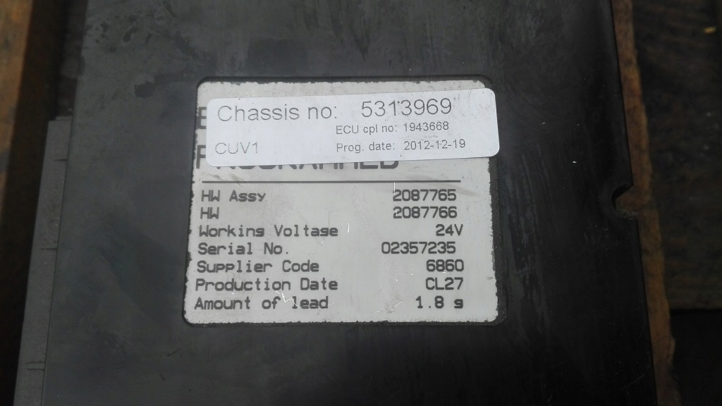 фото №2, Бортовой компьютер блок управления модуль света scania r 2087765