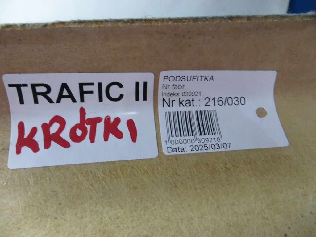 фото №5, Trafic vivaro ii потолок 01-14