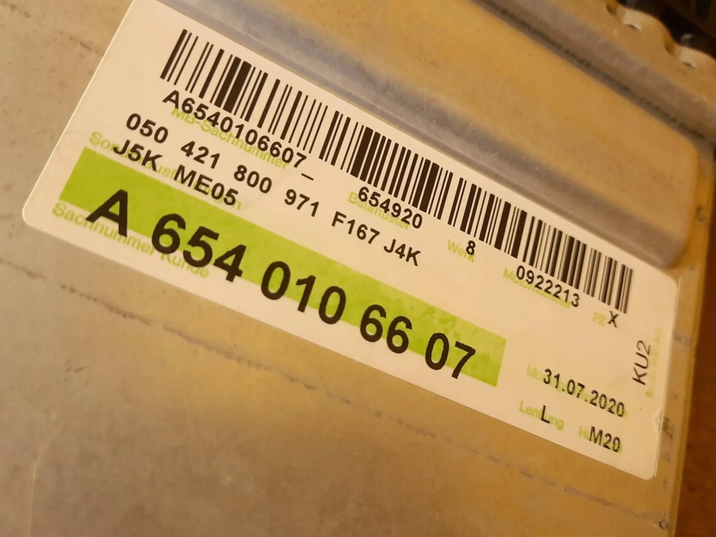 Mercedes-benz gle w167 радиатор интеркулер a6540904201 Доставка