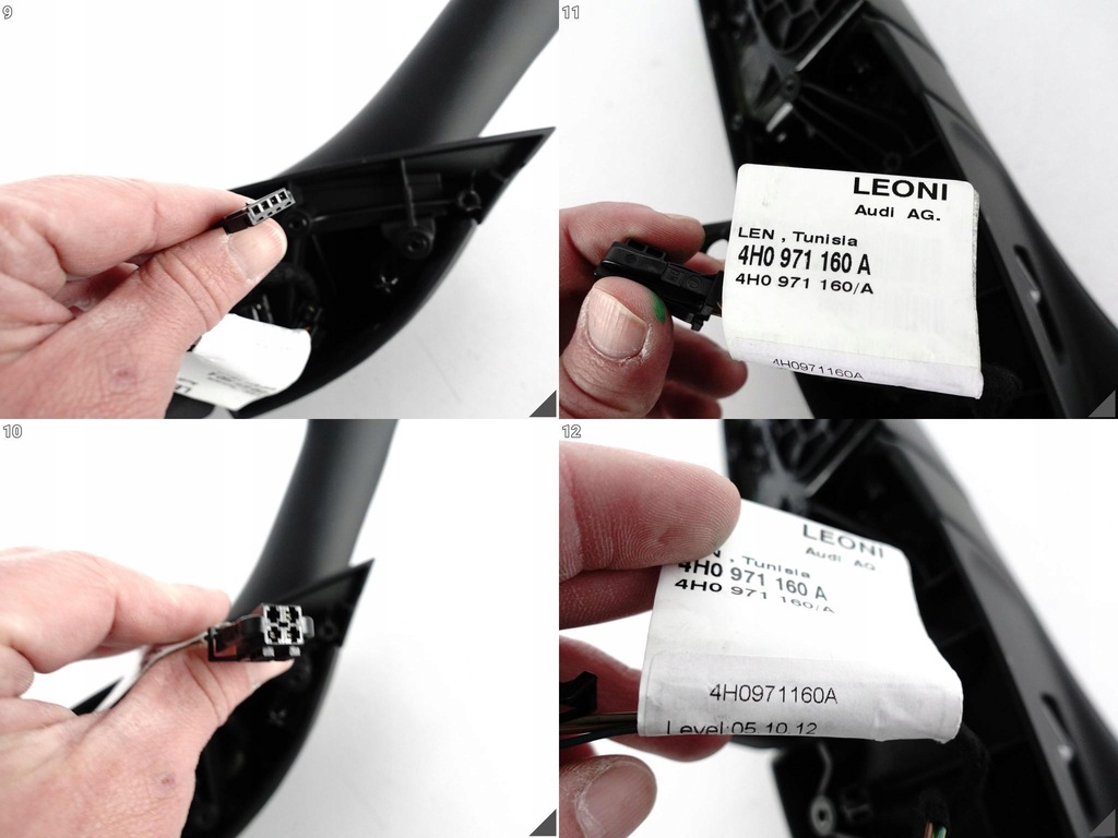 фото №10, Audi a8 s8 4h0 4h1 d4 13-17 бардачок подлокотник дверь правых перед жгут