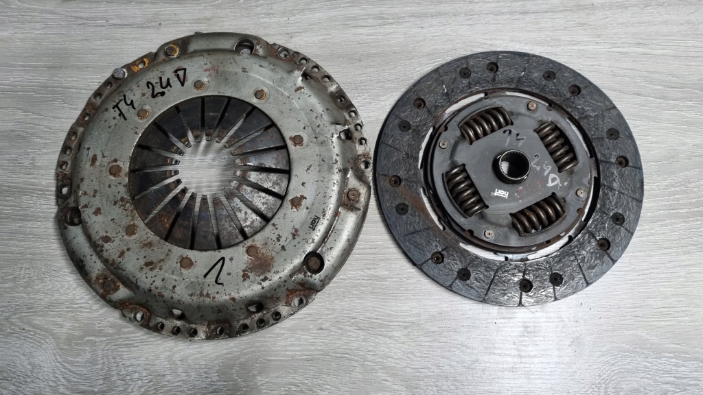 фото №1, Колесо маховик прижим сцепления vw transporter iv t4 2.4 d 78km aab