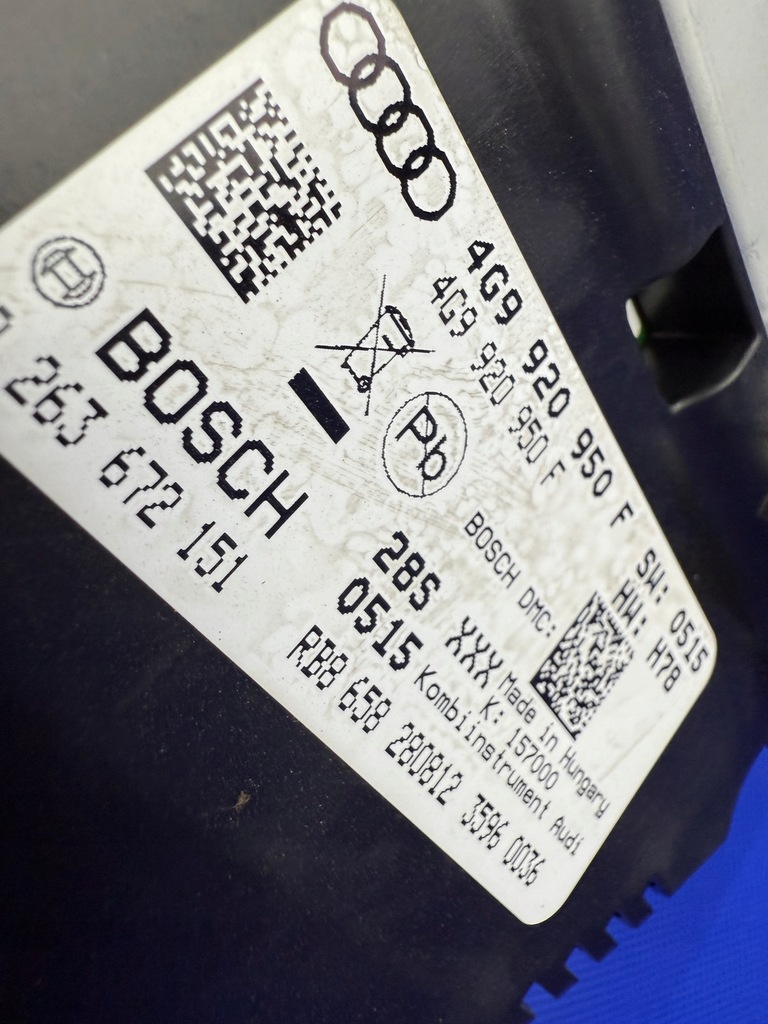 фото №5, Audi a6 c7 4g allroad 3.0 tdi счетчик приборы 4g9920950f acc