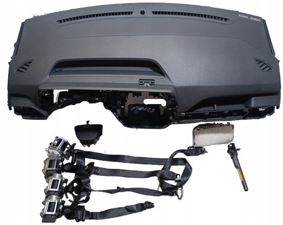 фото №1, Комплект подушки безпеки панель приладів pas ремені ford transit courier ii 2 2023