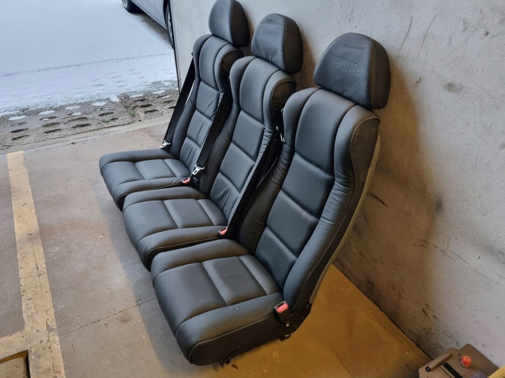 фото №8, Сидіння заднє сидіння універсальний x3 pilot banke шкіра eko - комплект з ремені