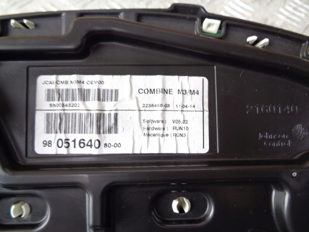 фото №6, Лічильник прилади citroen c-elysee 1.6 16v vti 12- 9805164080 europa