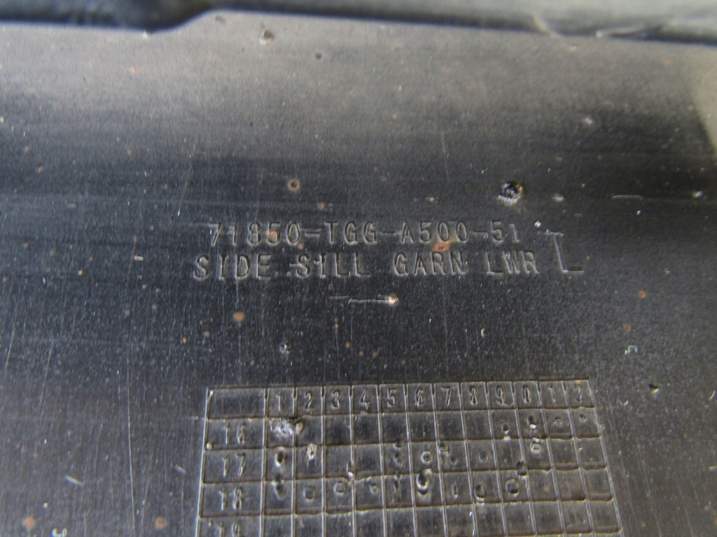 фото №10, Молдинг поріг ліва honda civic x sport line 17-