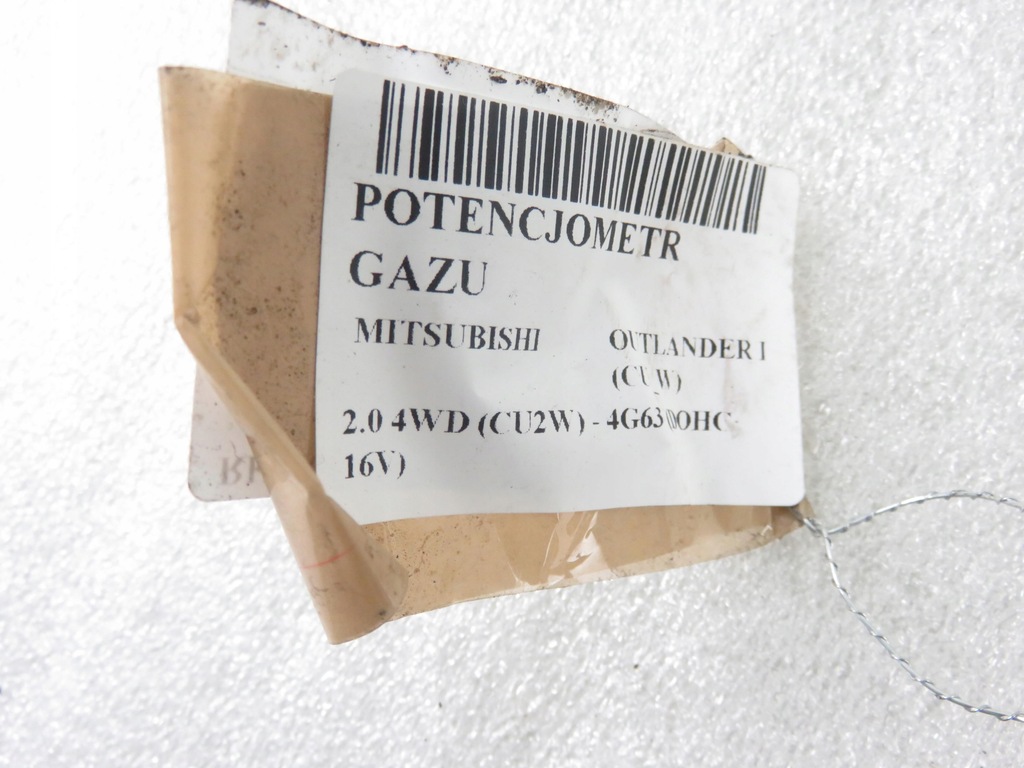 фото №9, Потенциометр газа mitsubishi outlander i 2.4 4wd 4g69