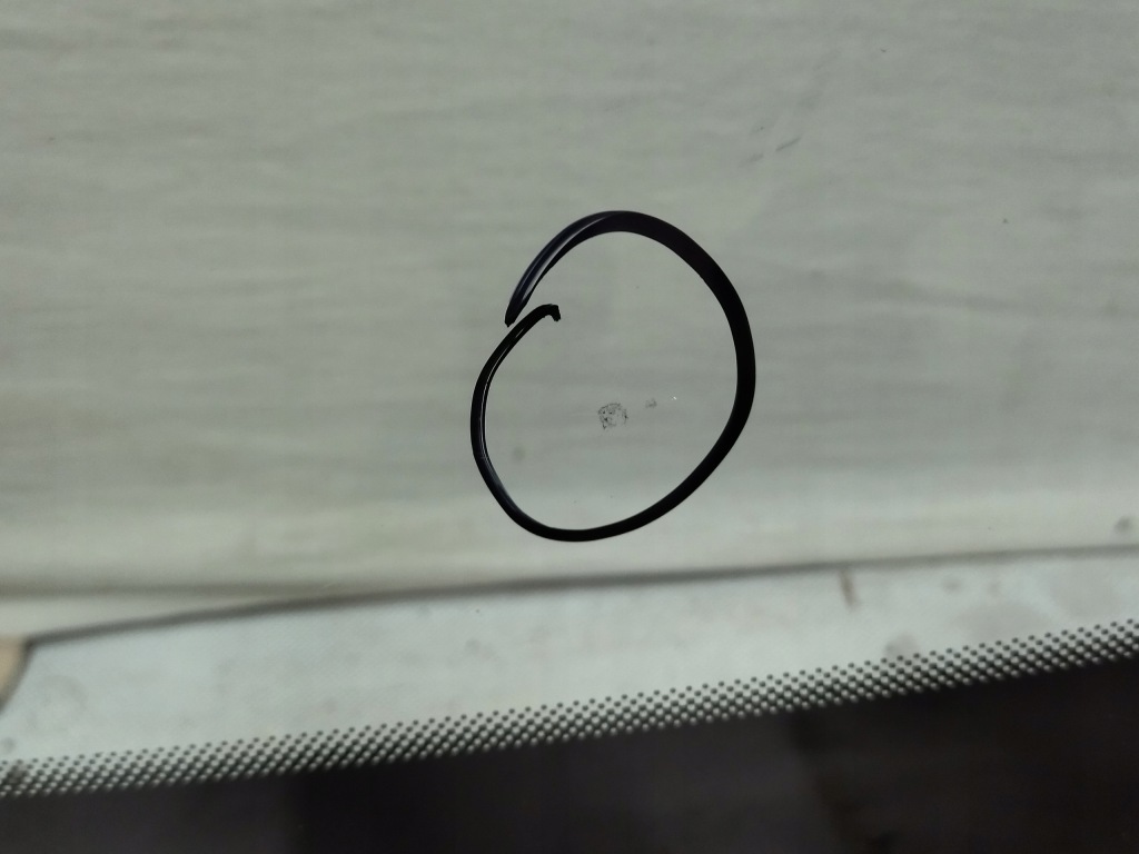 фото №2, Стекло передняя vw eos - датчик -