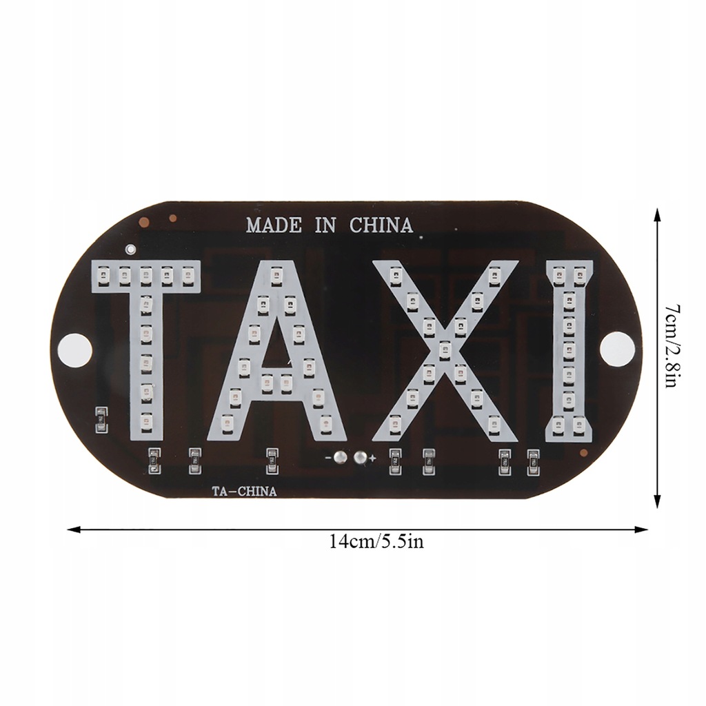 фото №16, Лампа taxi передней стекло лампа с штекер 12v