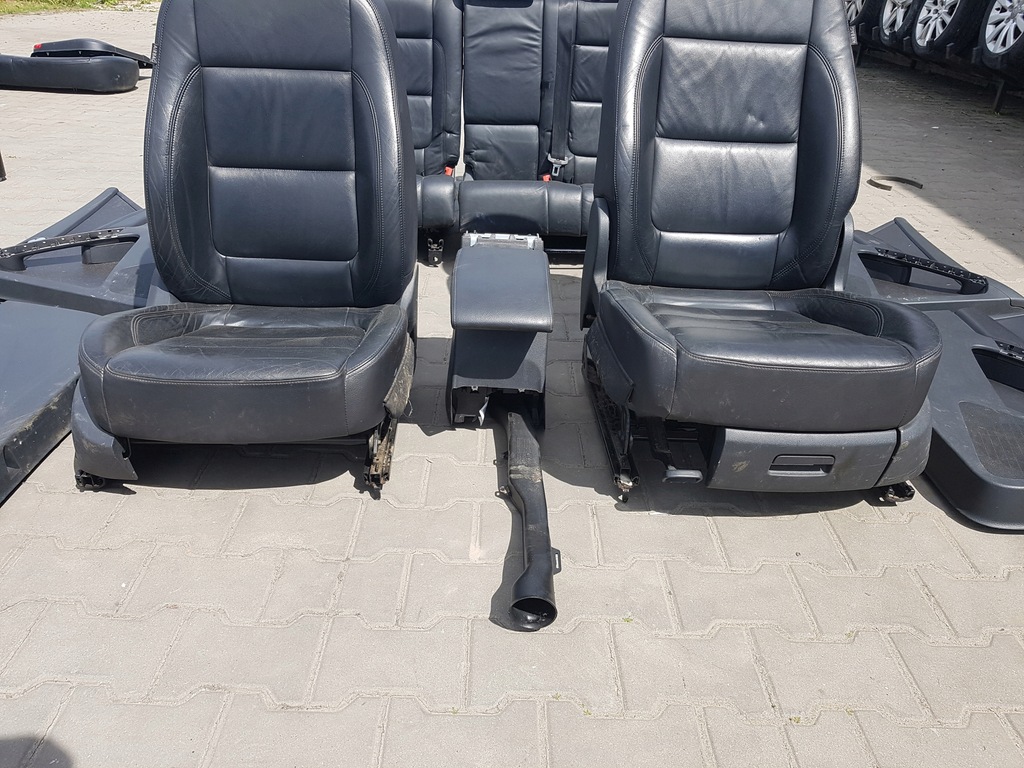 фото №8, Vw tiguan i 5n 06-15r сиденья кожаный заднее сиденье комплект