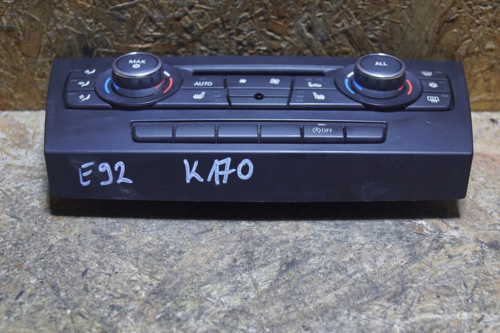 фото №6, Панель кондиціонера bmw e92 lift обігрів 9250395