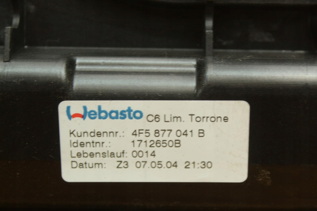 фото №5, Люк webasto audi a6 c6 4f0877255 sedan