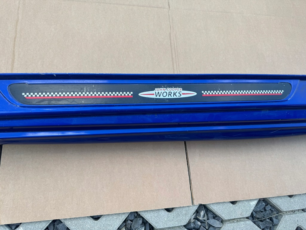 Бампер порог молдинг порог левая mini cooper f56 jcw works оригинал с Разборки
