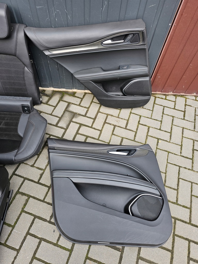 фото №11, Alfa romeo stelvio qv сидіння сидіння сидіння заднє сидіння обшивки середина