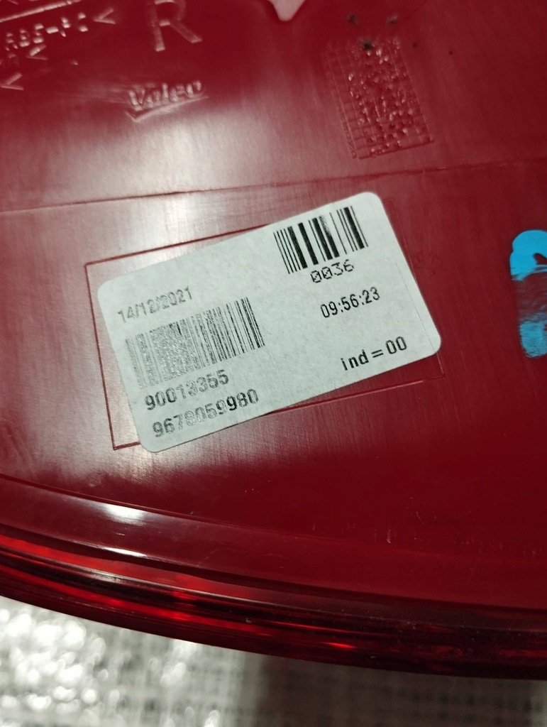 фото №12, Лампа правый задняя задняя peugeot 408 i 9678059980 nowa оригинальный номер