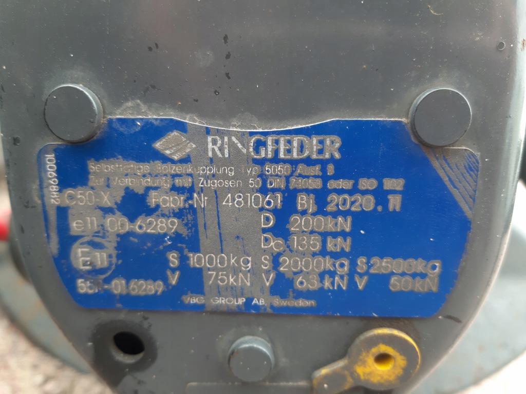 фото №7, Hak крепление ringfeder c50-x fi50