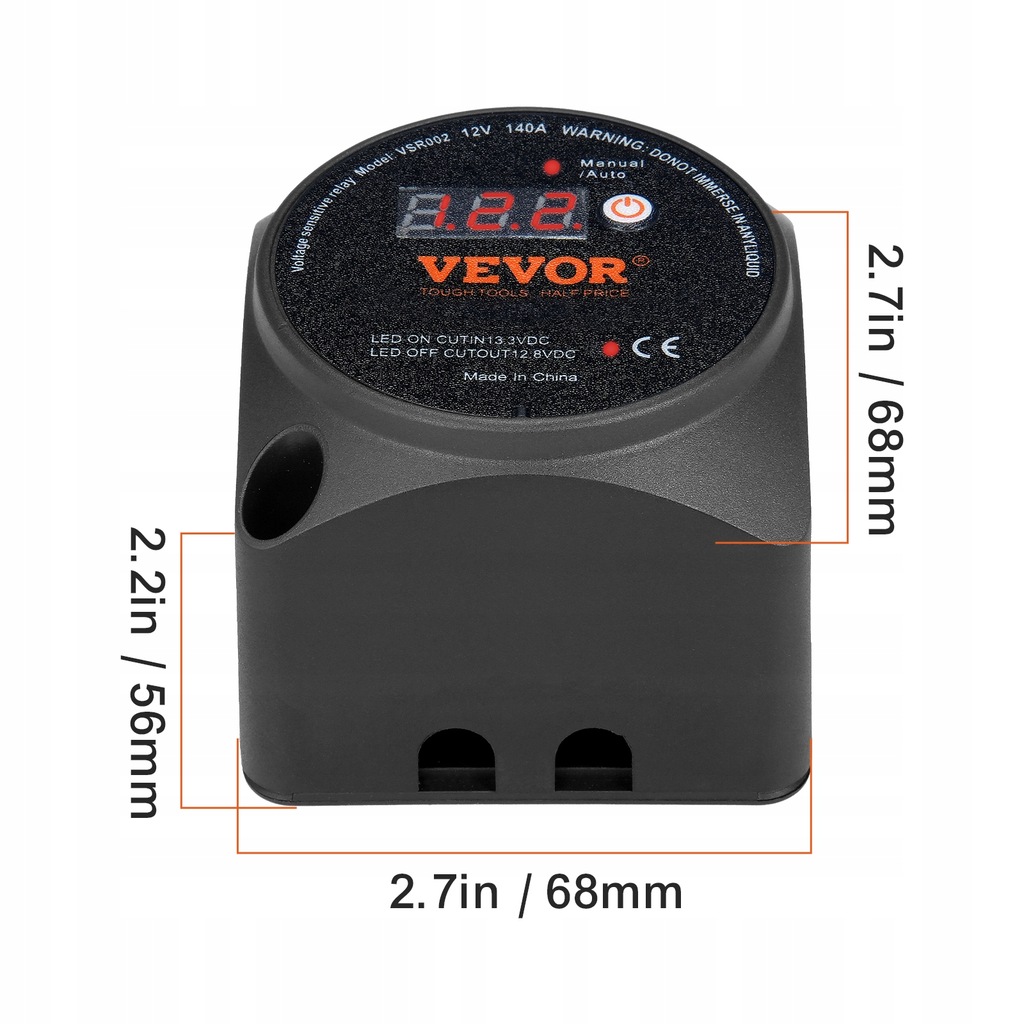 фото №10, Набор реле split charge реле zmysłu напряжения 12 v 140 a двойной изолятор аккумулятора