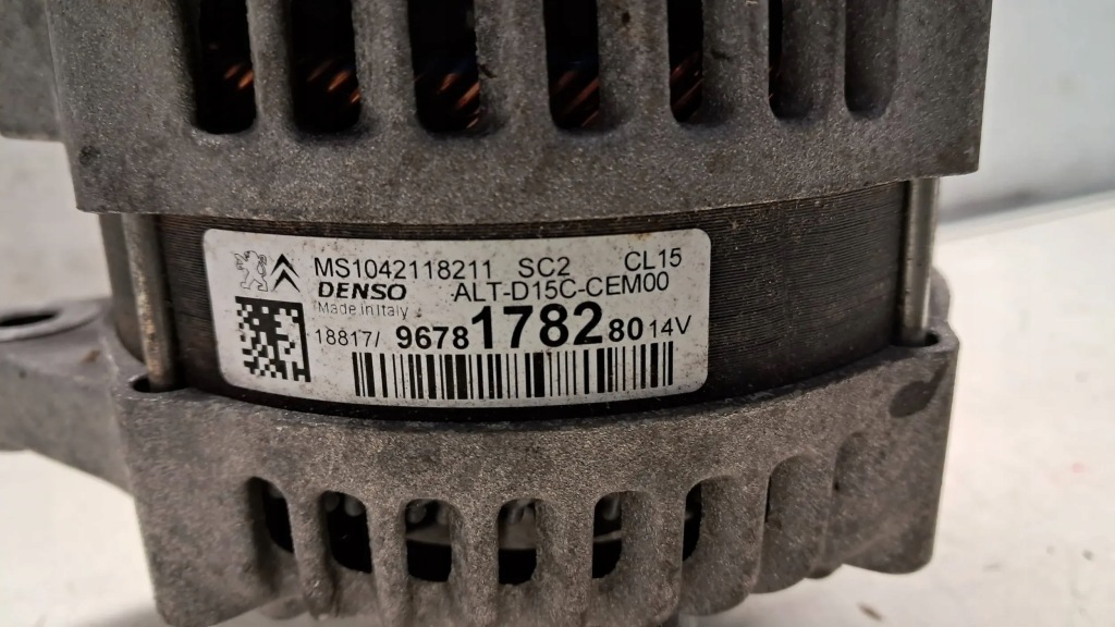 фото №6, Peugeot 308 ii t9 1.2 thp генератор 9678178280 состояние bardzo хороший