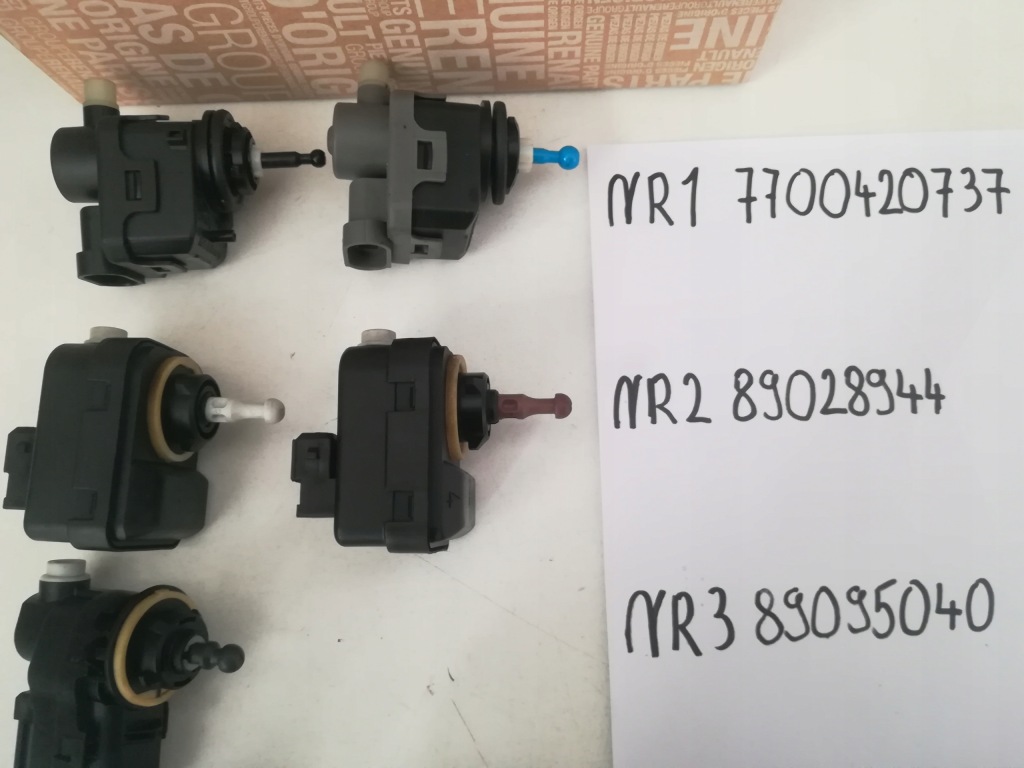 фото №2, Моторчик регулювання фара renault, nissan