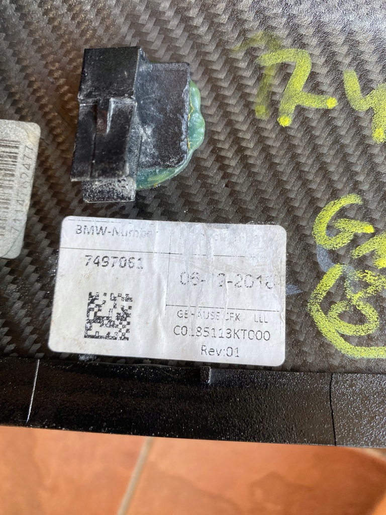 фото №9, Bmw 8 g14 g15 g16 карбон oryg 7497061 накладка корпус зеркало левая