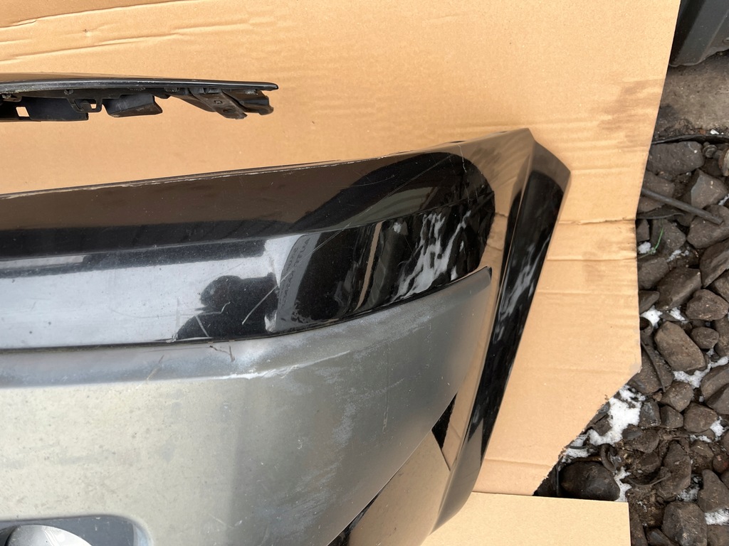 фото №9, Бампер передній чорний renault megane ii 2005-2009 nv676 перед решітка радіатора