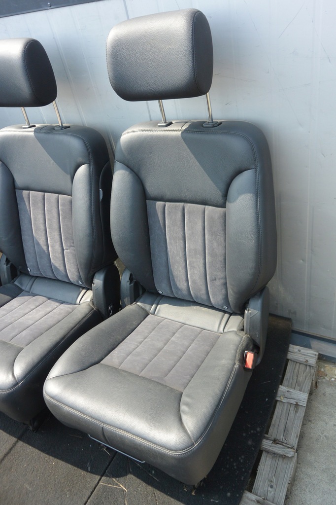 фото №7, Комплект сидінь обшивки mercedes r-klasa w251 long 6 місць eu czarna шкіра