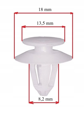 фото №2, Штифт клипса обивка dacia logan mercedes vito