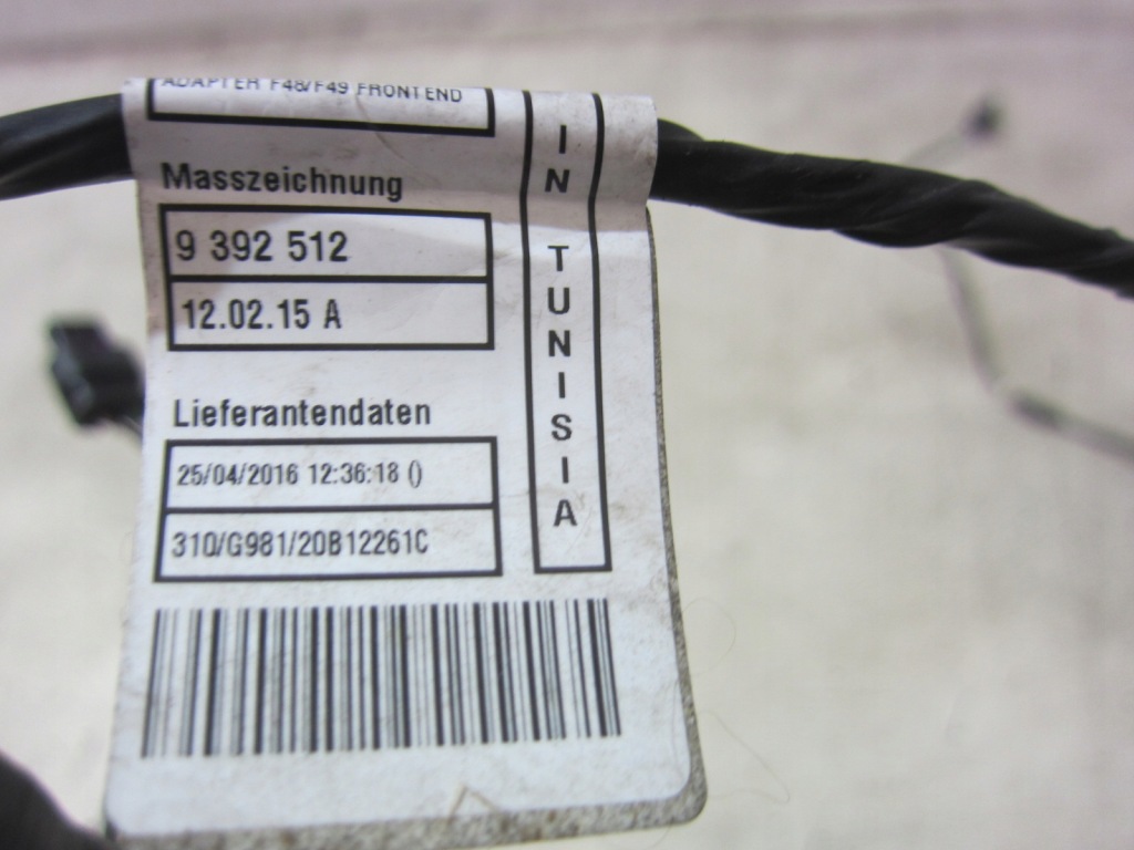 Bmw x1 f48 джгут 4 pdc датчиків паркування перед передня 9392513 9392512 Доставка