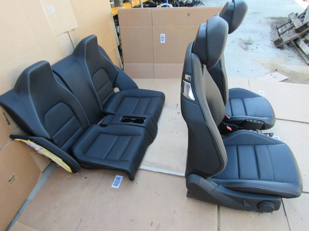 Mercedes e c207 w207 207 coupe сиденья заднее сиденье салон кожа комплект Недорого