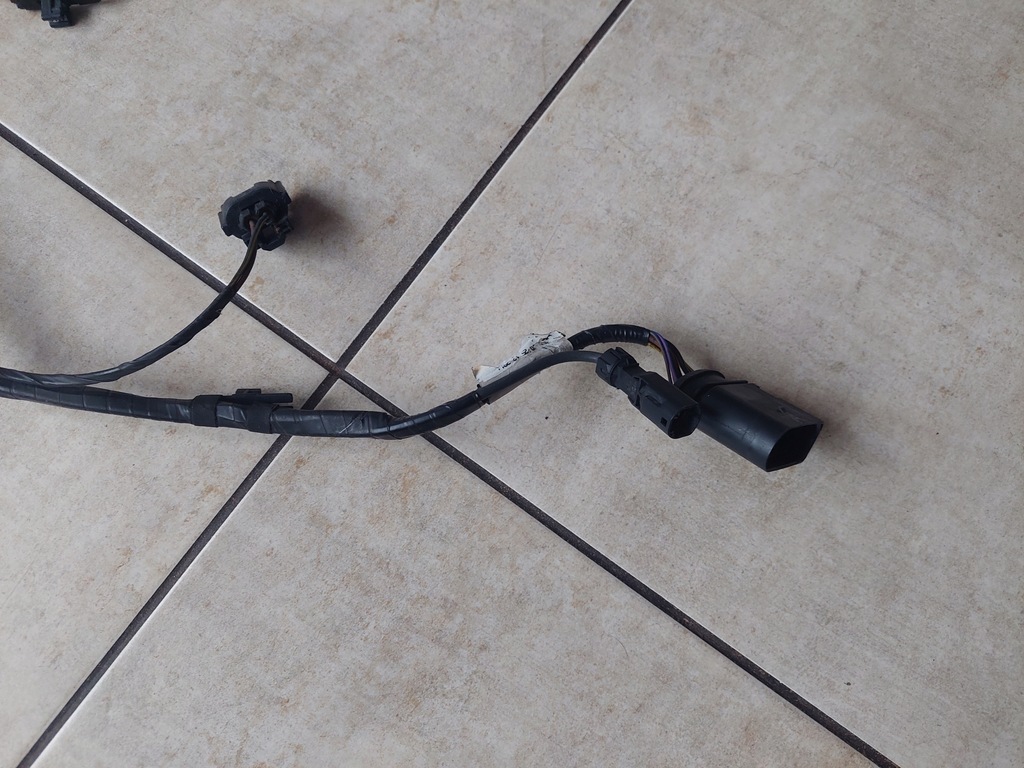 фото №7, Жгут - электропроводка - pdc - перед --- шланг камеры - vw touareg ii - 7p6
