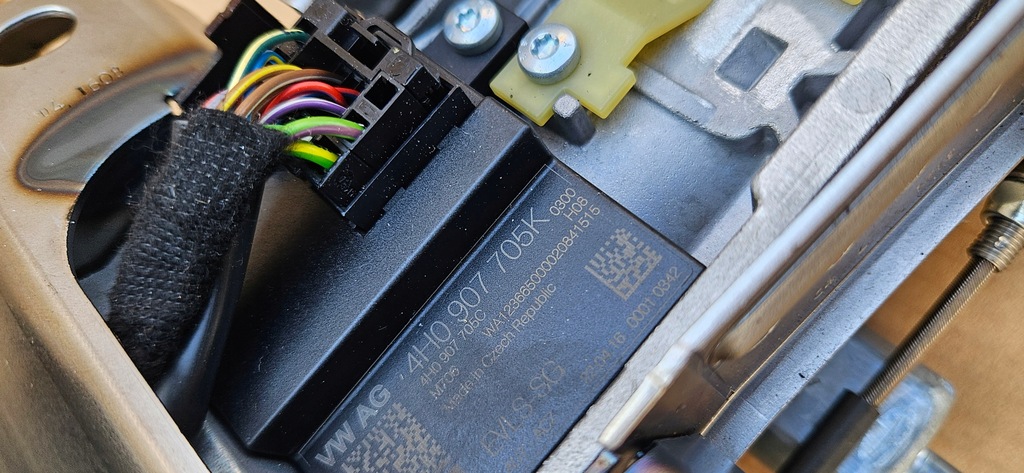 фото №8, Audi s8 a8 d4 lift колонка рулевая комплектная 4h0419512m 4h0927287e