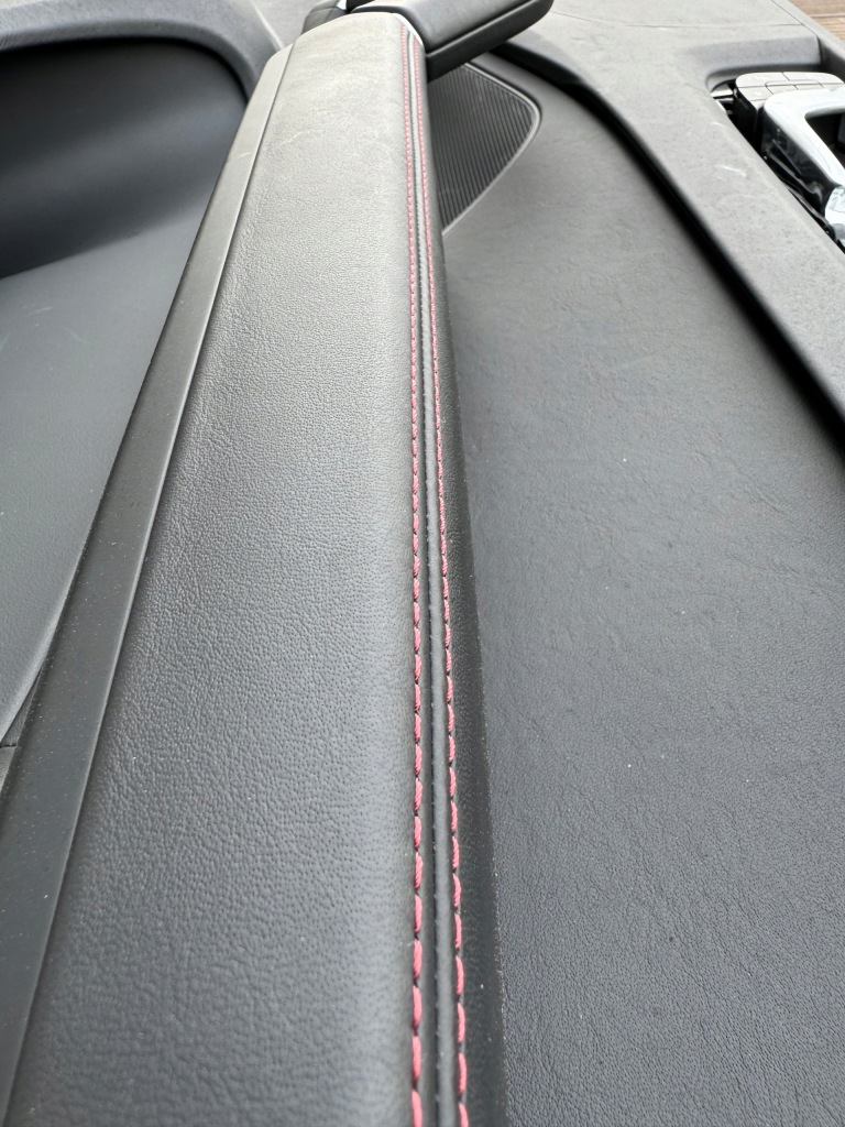 фото №9, Porsche cayenne 9y lift сидіння заднє сидіння салон шкіра czerwona nić