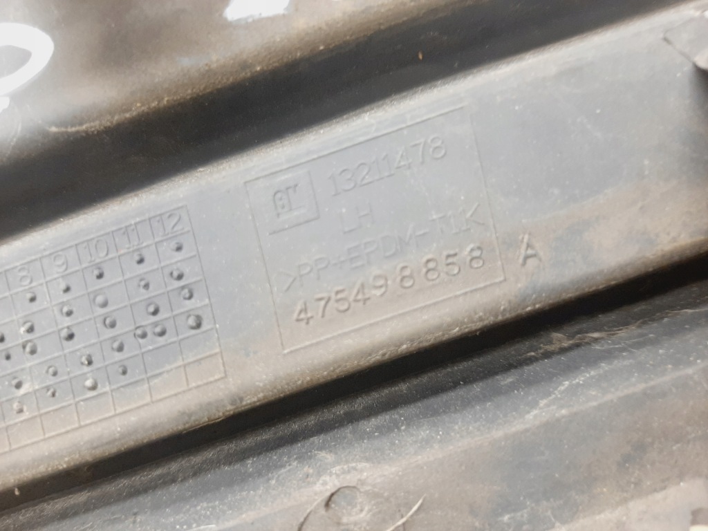 Противотуманная фара + решётка бампера левое  левая перед opel corsa d 2006-2011 Доставка