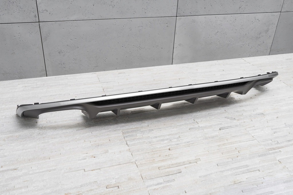 фото №10, Audi s5 8w6 2017-2019 sportback диффузор бампера заднего s-line 8w6807521d