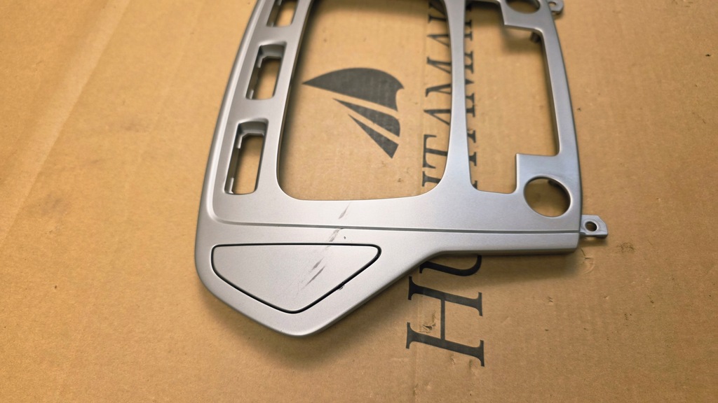 фото №8, Ford mondeo mk4 2007 - 2010 r. przedlift рамка радио консоли серебристая europa